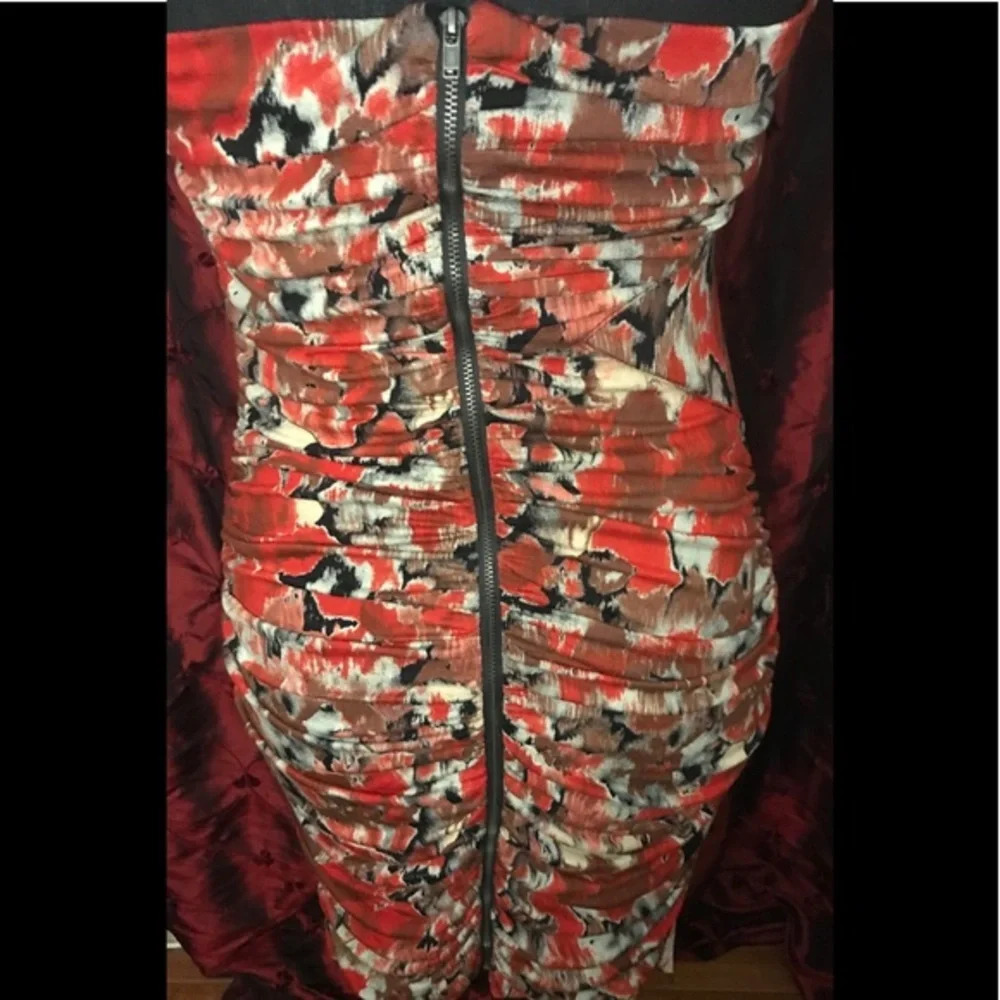 Ark & Co Multicolor Strapless Wiggle Dress, Size S - Picture 5 of 7